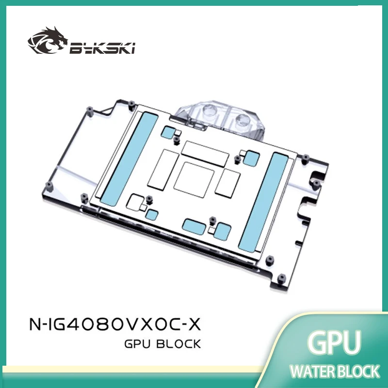 Blok GPU Bykski untuk Kartu Gr - Rtx 4080 Water Cooling Block ulasan dan harga